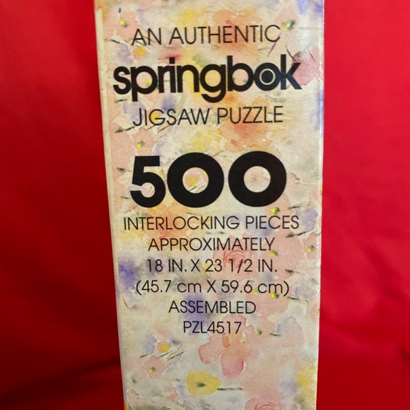 Hallmark Springbok 500-piece Puzzle🧩Retired “Mary’s🍭Bears🧸Tea🫖Party🍰Picnic” - Picture 10 of 10